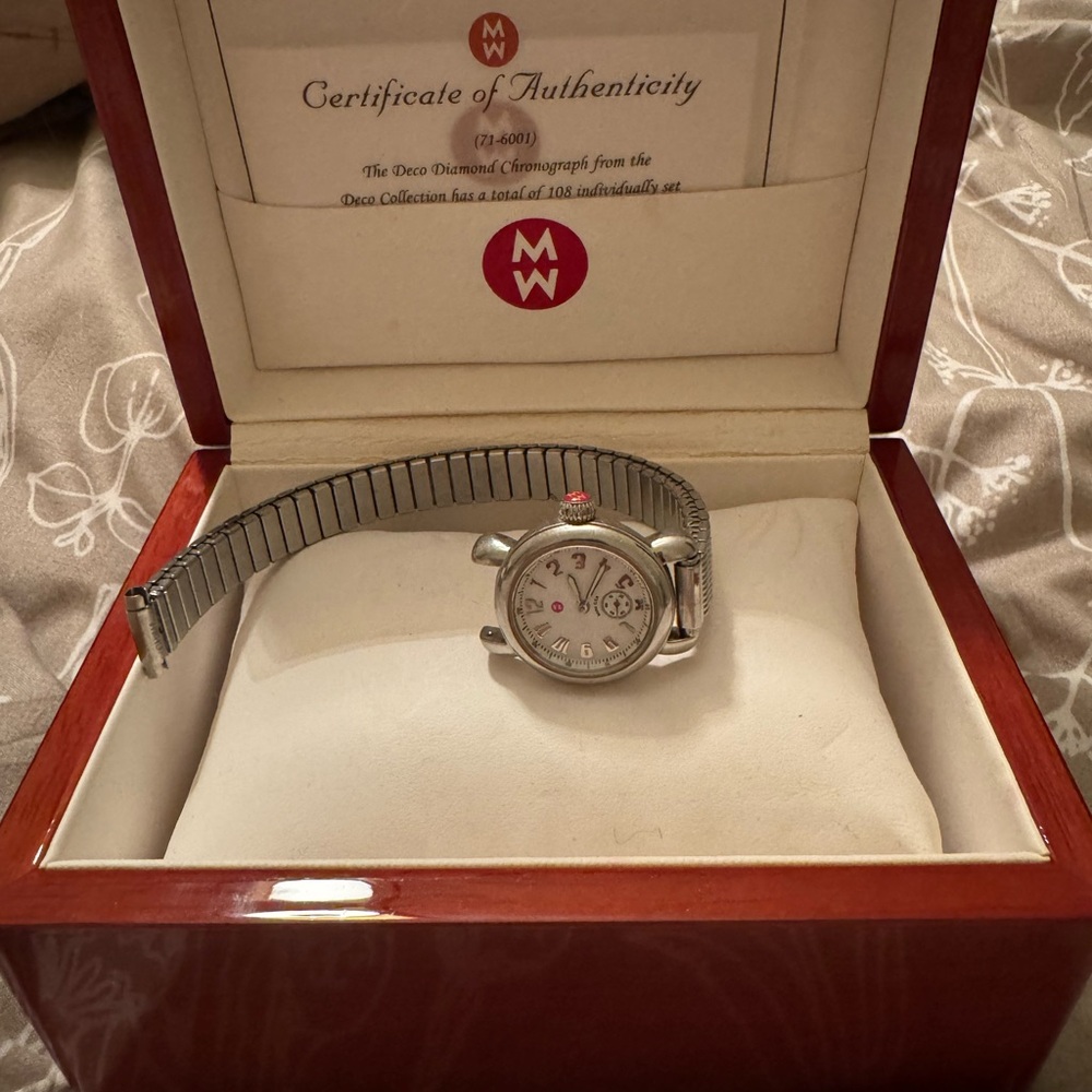 Retro, bracelet style Michele watch